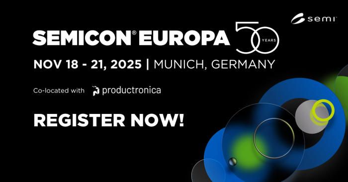 SEMICON Europa, vom 18. bis 21. November 2025 in der MESSE MÜNCHEN